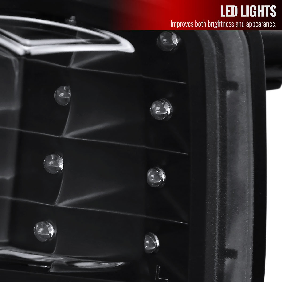 2015-2021 Subaru WRX / 2015-2017 WRX STI Sequential Front Bumper LED Turn Signal Lights (Matte Black Housing/Clear Lens)
